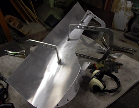 Checking reverse curve of P51 Mustang Airplane Parts